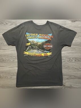 Vintage Harley Davidson double-sided graphic T-shirt thunder Mountain Loveland